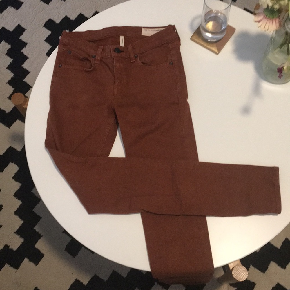 Rust colored rag & bone jeans!